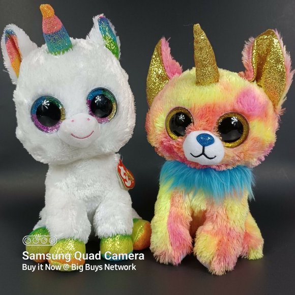 Ty Toys Ty Beanie Boos 9 Yips Chihuahua Unicorn Dog 9 Pixie Rainbow